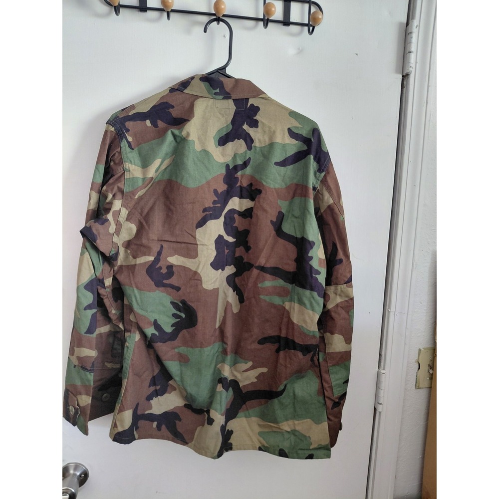 US ARMY BDU Jacket Woodland Camo Medium - Picture 3 of 3